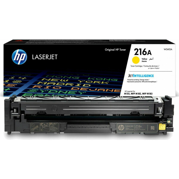 HP 216A Γνήσιο Toner Laser Εκτυπωτή Κίτρινο 850 Σελίδων W2412A