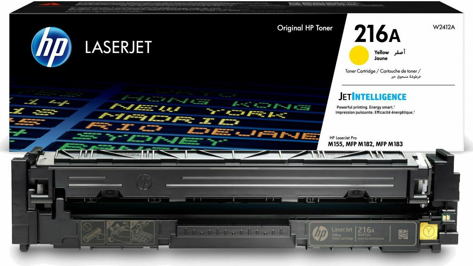 HP 216A Γνήσιο Toner Laser Εκτυπωτή Κίτρινο 850 Σελίδων W2412A