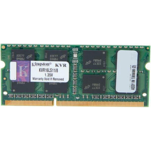 Kingston DDR3L με Module 1x8GB και Ταχύτητα 1600 για Laptop Κωδικός KVR16LS11/8