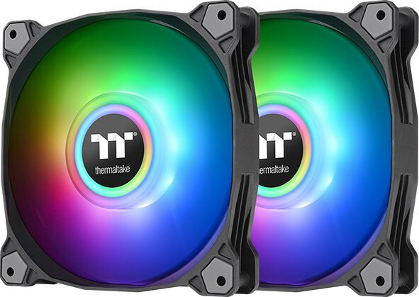 Thermaltake Pure Duo 14 Case Fan 140mm 1500rpm / 82.23cfm με ARGB Φωτισμό και Σύνδεση 4-Pin PWM 2τμχ