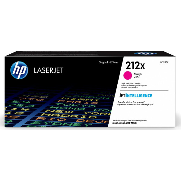 HP 212X Γνήσιο Toner Laser Εκτυπωτή Ματζέντα High Yield 10000 Σελίδων W2123X