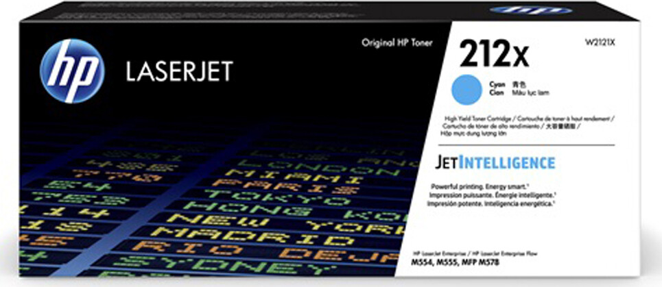 HP 212X Γνήσιο Toner Laser Εκτυπωτή Κυανό High Yield 10000 Σελίδων W2121X