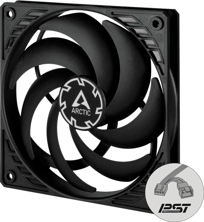 Arctic P12 Slim PWM PST Case Fan 120mm 2100rpm / 42.10cfm Χωρίς Led Φωτισμό και Σύνδεση 4-Pin