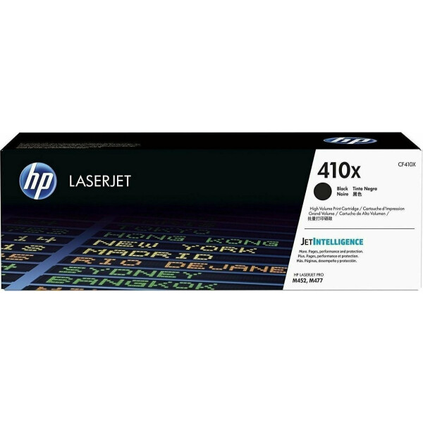 HP 410X Γνήσιο Toner Laser Εκτυπωτή Μαύρο High Yield 6500 Σελίδων CF410X