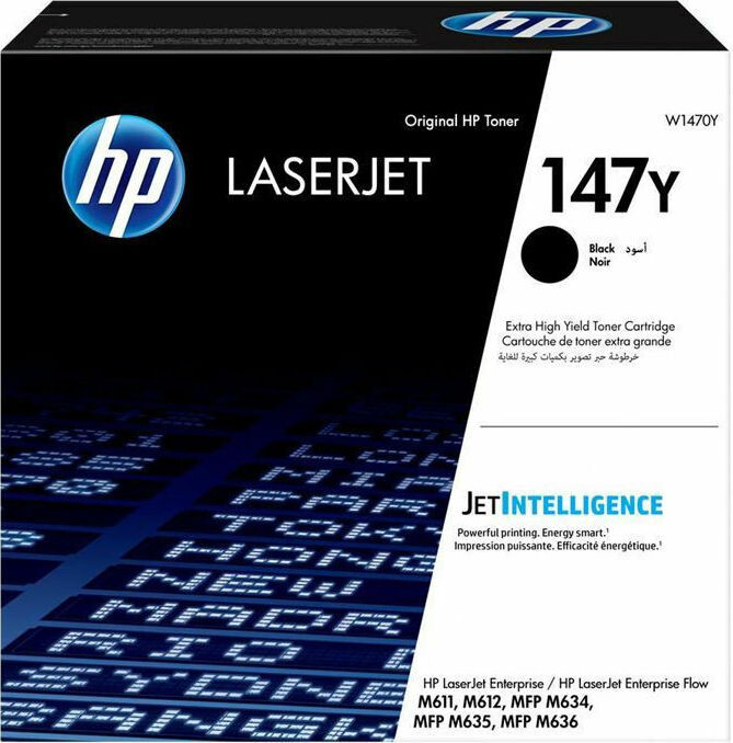 HP 147Y Γνήσιο Toner Laser Εκτυπωτή Μαύρο High Yield 42000 Σελίδων W1470Y