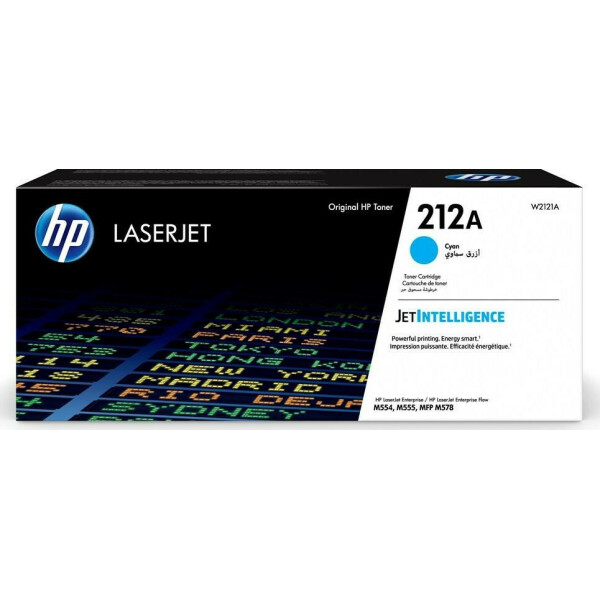 HP 212A Γνήσιο Toner Laser Εκτυπωτή Κυανό 4500 Σελίδων W2121A