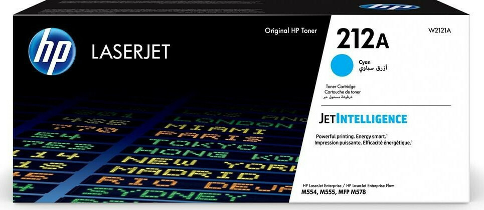 HP 212A Γνήσιο Toner Laser Εκτυπωτή Κυανό 4500 Σελίδων W2121A