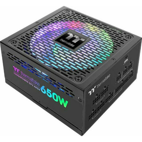 Thermaltake ToughPower GF2 ARGB 650W Μαύρο Τροφοδοτικό Υπολογιστή Full Modular 80 Plus Gold