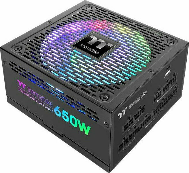 Thermaltake ToughPower GF2 ARGB 650W Μαύρο Τροφοδοτικό Υπολογιστή Full Modular 80 Plus Gold
