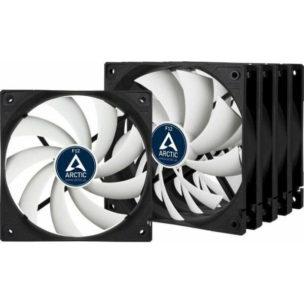 Arctic F12 Case Fan 120mm 1350rpm / 53cfm Χωρίς Led Φωτισμό και Σύνδεση 3-Pin 5τμχ