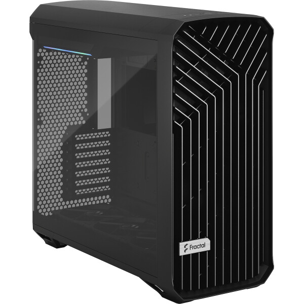 Fractal Design Torrent TG Light Tint Gaming Midi Tower Κουτί Υπολογιστή με Πλαϊνό Παράθυρο Μαύρο