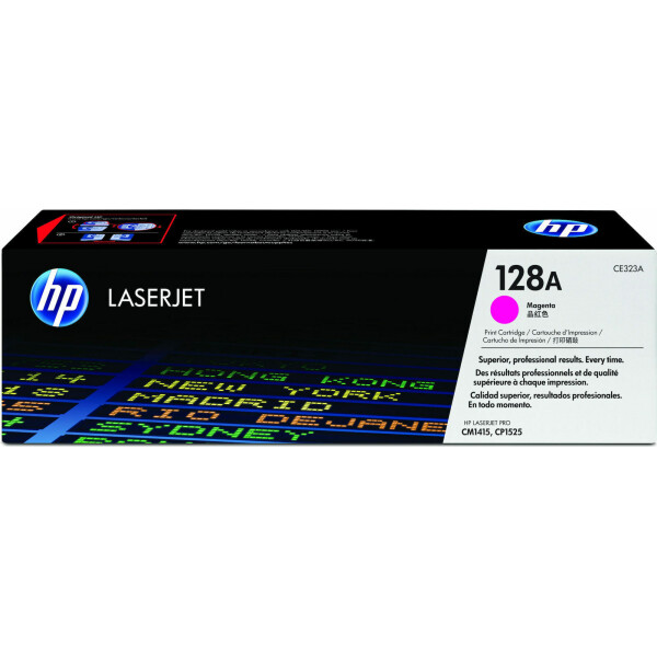 HP 128A Γνήσιο Toner Laser Εκτυπωτή Ματζέντα 1300 Σελίδων CE323A