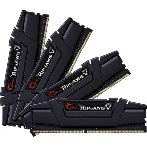 G.Skill Ripjaws V DDR4 128GB RAM με 4x32GB Modules και Ταχύτητα 2666 για Desktop Κωδικός F4-2666C19Q-128GVK