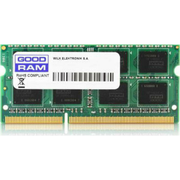 GoodRAM DDR3 με Module 1x4GB και Ταχύτητα 1600 για Laptop Κωδικός GR1600S3V64L11S/4G