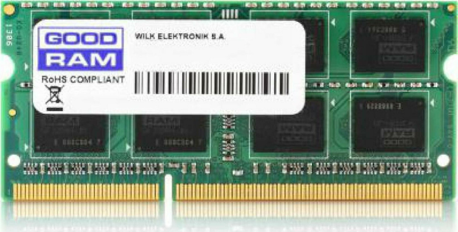 GoodRAM DDR3 με Module 1x4GB και Ταχύτητα 1600 για Laptop Κωδικός GR1600S3V64L11S/4G