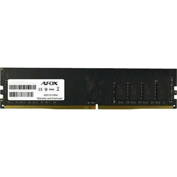 Afox DDR4 με Module 1x8GB και Ταχύτητα 2400 για Desktop Κωδικός AFLD48EH1P