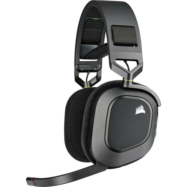 Corsair HS80 RGB Wireless Over Ear Gaming Headset με σύνδεση USB Γκρι