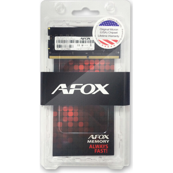 Afox DDR4 με Module 1x8GB και Ταχύτητα 2133 για Desktop Κωδικός AFSD48VH1P