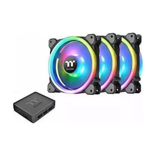 Thermaltake Riing Trio 14 Radiator Fan TT Premium Case Fan 140mm 1400rpm / 60.68cfm με RGB Φωτισμό και Σύνδεση 3-Pin 3τμχ
