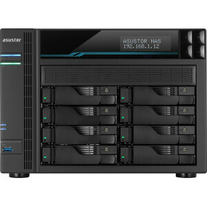 Asustor Lockerstor 8 AS6508T NAS Tower με 8 θέσεις για HDD/M.2/SSD και 2 θύρες Ethernet