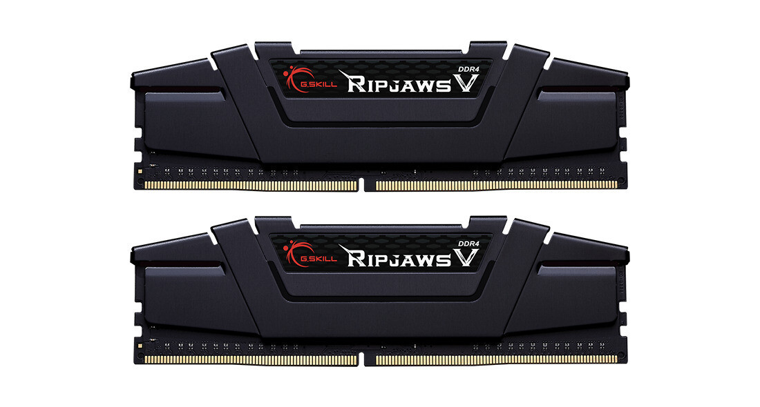 G.Skill Ripjaws V DDR4 64GB RAM με 2x32GB Modules και Ταχύτητα 3200 για Desktop Κωδικός F4-3200C16D-64GVK