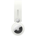Apple Loop Θήκη Μπρελόκ Σιλικόνης για AirTag σε Λευκό χρώμα