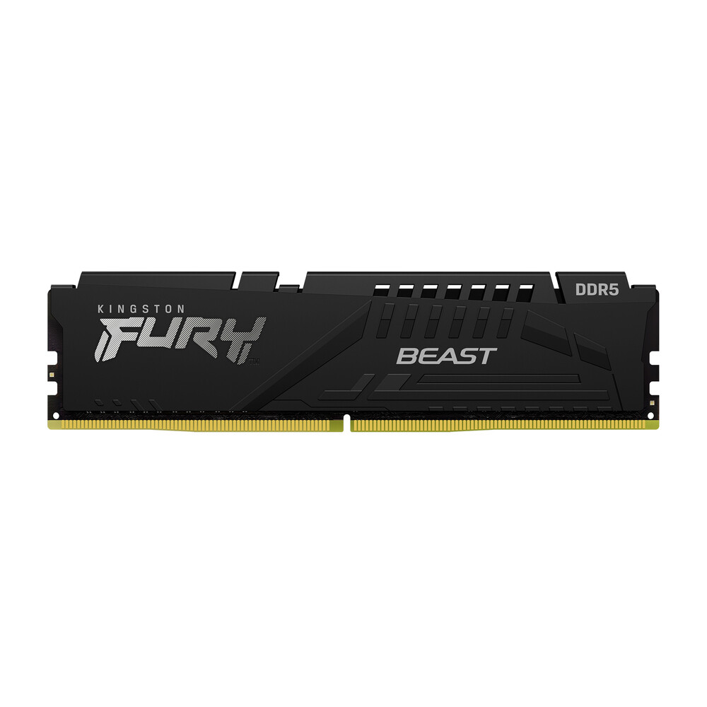 Kingston Fury Beast DDR5 με Module 1x8GB και Ταχύτητα 5600 για Desktop Κωδικός KF556C40BB-8