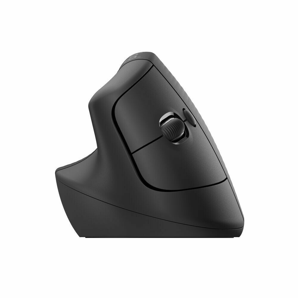 Logitech Lift Vertical Ασύρματο Εργονομικό Bluetooth Ποντίκι για Αριστερόχειρες Μαύρο