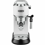 DeLonghi Dedica Pump Μηχανή Espresso 1300W Πίεσης 15bar Λευκή