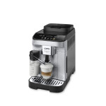 DeLonghi Magnifica Evo Αυτόματη Μηχανή Espresso 1450W Πίεσης 15bar για Cappuccino με Μύλο Άλεσης Ασημί