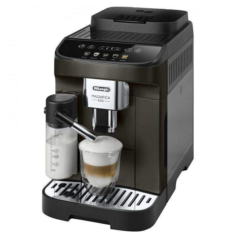 DeLonghi Magnifica Eco Αυτόματη Μηχανή Espresso 1450W Πίεσης 15bar με Μύλο Άλεσης Μαύρη ECAM293.61.BW