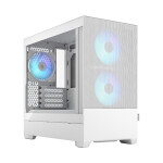 Fractal Design Pop Mini Air Gaming Mini Tower Κουτί Υπολογιστή με Πλαϊνό Παράθυρο και RGB Φωτισμό RGB White TG Clear