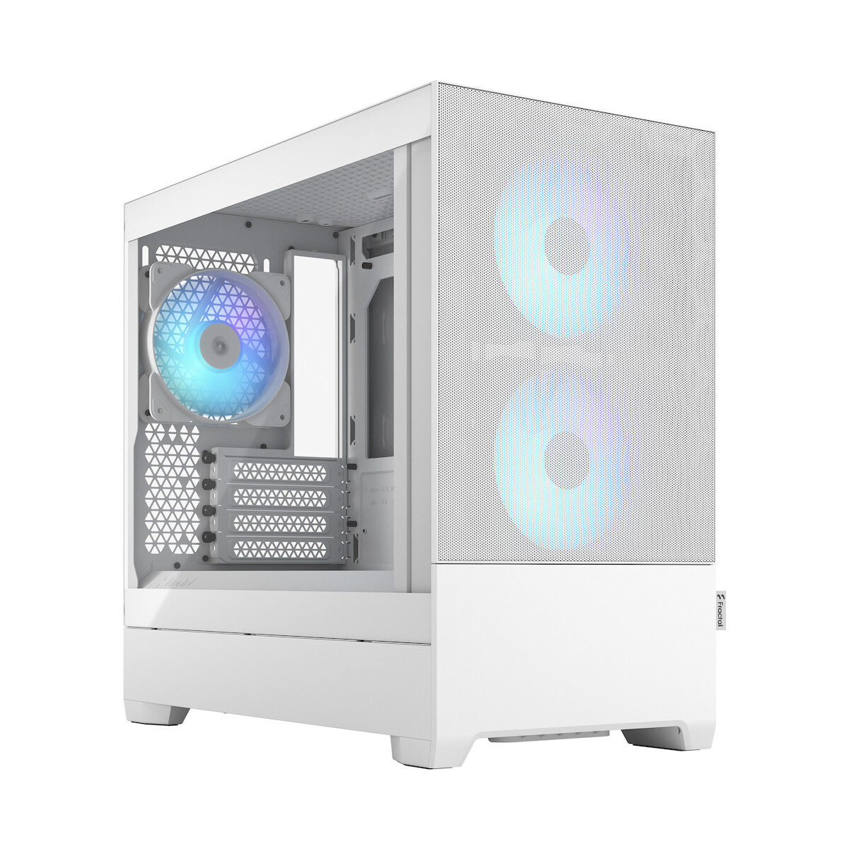 Fractal Design Pop Mini Air Gaming Mini Tower Κουτί Υπολογιστή με Πλαϊνό Παράθυρο και RGB Φωτισμό RGB White TG Clear