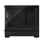 Fractal Design Pop Mini Air Gaming Mini Tower Κουτί Υπολογιστή με Πλαϊνό Παράθυρο και RGB Φωτισμό RGB Black TG Clear