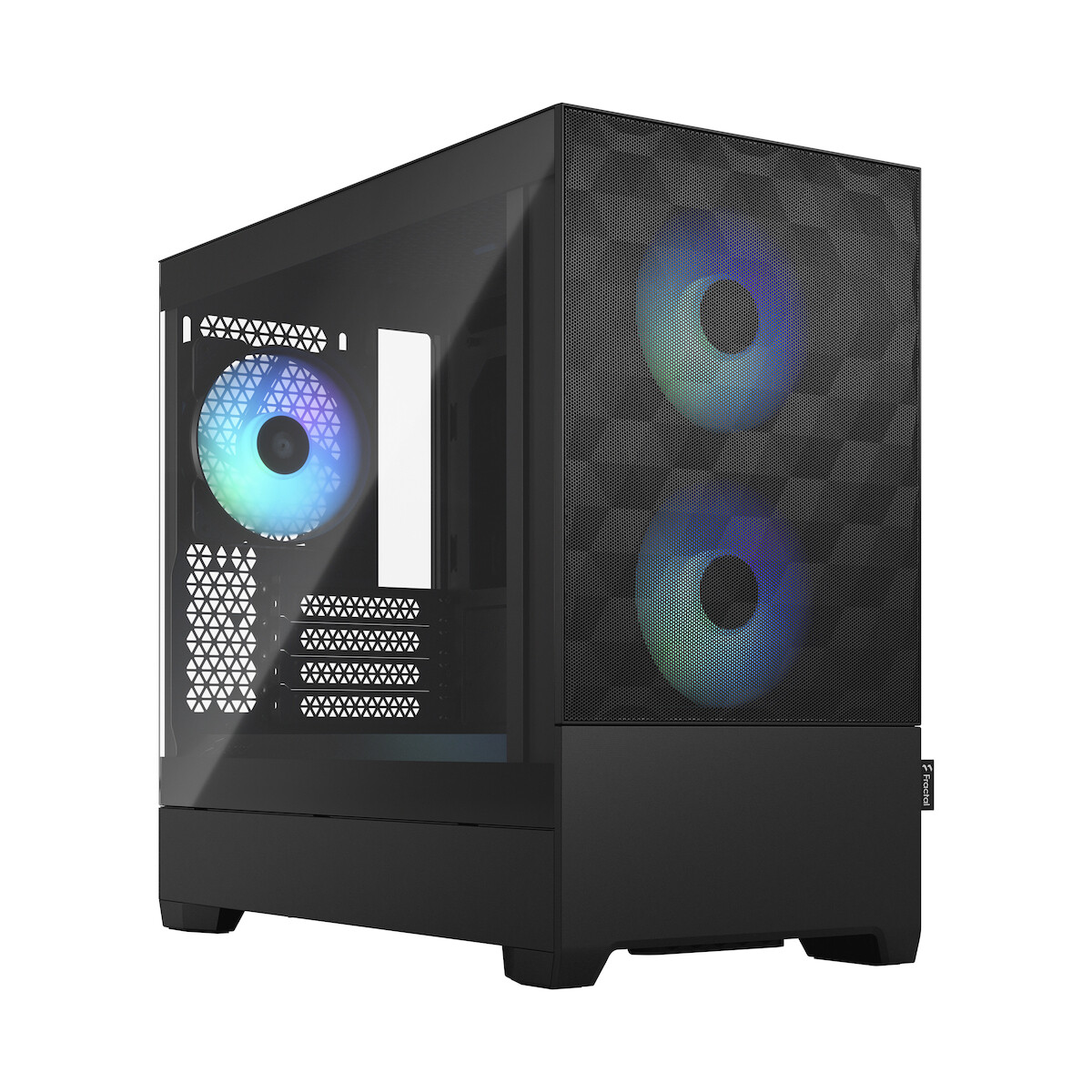 Fractal Design Pop Mini Air Gaming Mini Tower Κουτί Υπολογιστή με Πλαϊνό Παράθυρο και RGB Φωτισμό RGB Black TG Clear