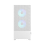 Fractal Design Pop Air Gaming Midi Tower Κουτί Υπολογιστή με Πλαϊνό Παράθυρο και RGB Φωτισμό RGB White TG Clear Tint