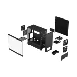 Fractal Design Pop Silent Gaming Mini Tower Κουτί Υπολογιστή με Πλαϊνό Παράθυρο Black TG Clear Tint