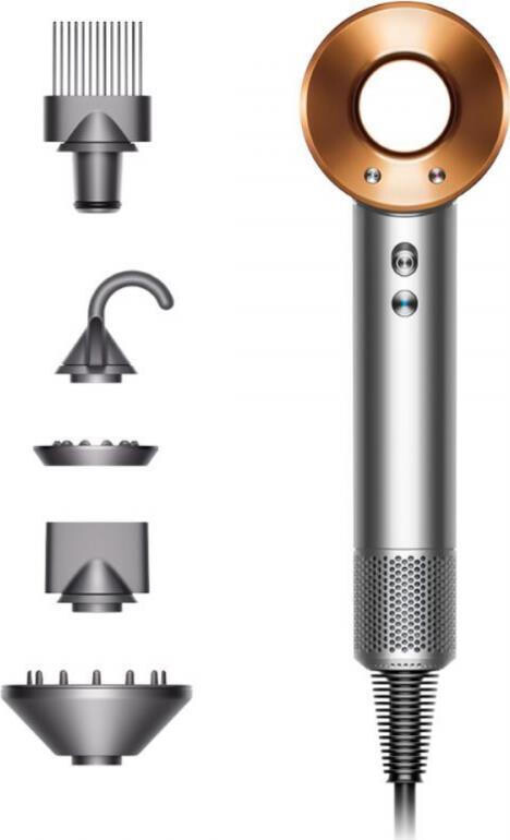 Dyson HD07 Supersonic Ionic Επαγγελματικό Πιστολάκι Μαλλιών με Φυσούνα 1600W Nickel / Copper