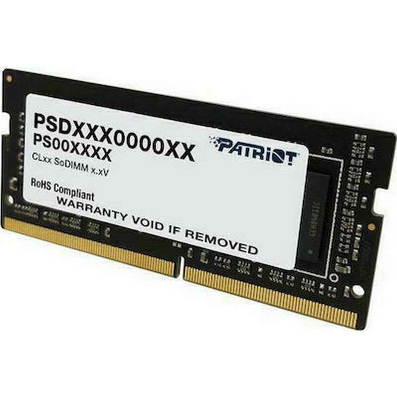 Patriot Signature DDR4 με Module 1x16GB και Ταχύτητα 3200 για Laptop Κωδικός PSD416G32002S