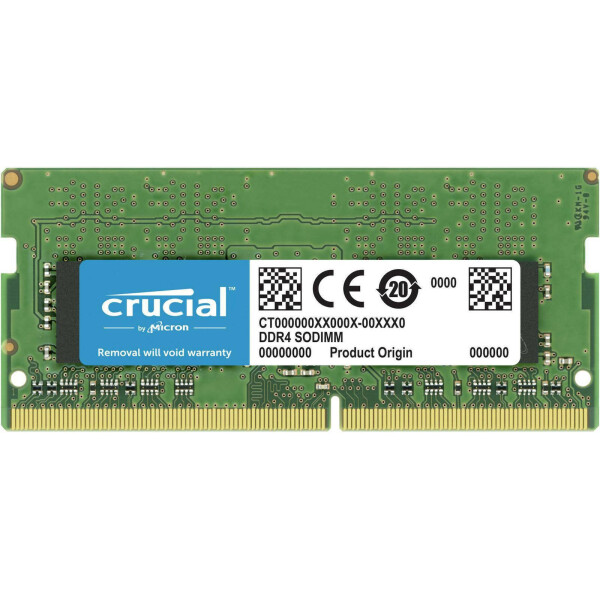 Crucial DDR4 με Module 1x8GB και Ταχύτητα 3200 για Laptop Κωδικός CT8G4SFRA32AT
