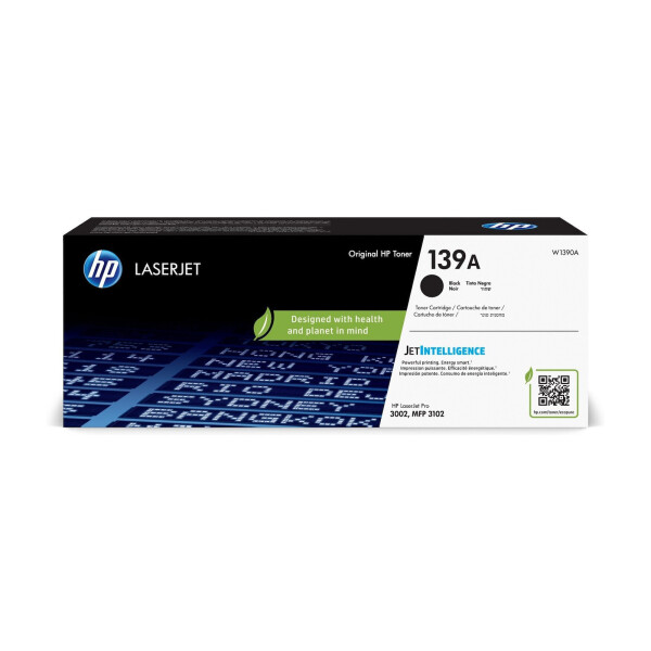 HP 139A Γνήσιο Toner Laser Εκτυπωτή Μαύρο 1500 Σελίδων W1390A