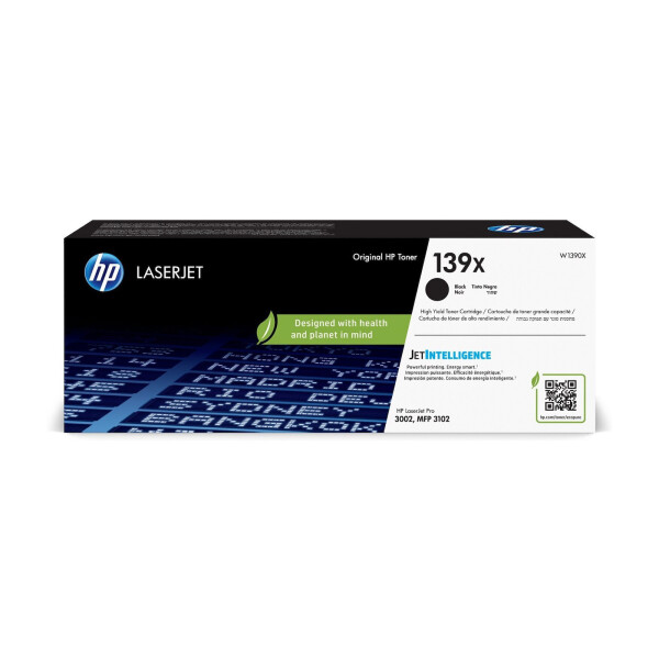 HP 139X Γνήσιο Toner Laser Εκτυπωτή Μαύρο High Yield 4000 Σελίδων W1390X