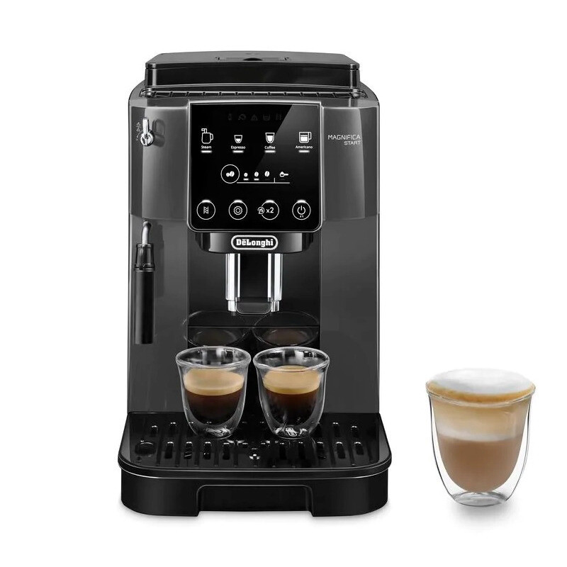 DeLonghi Magnifica Start Αυτόματη Μηχανή Espresso 1450W Πίεσης 15bar με Μύλο Άλεσης Μαύρη