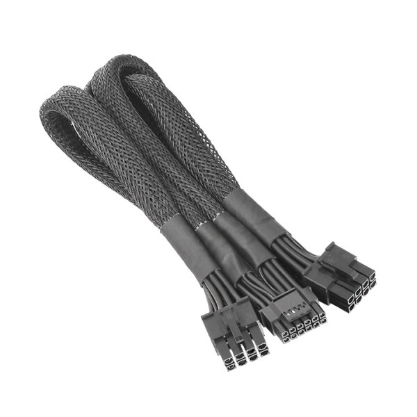 Thermaltake 8-Pin PCIe - 124pin 12VHPWR Cable 0.6m Μαύρο AC-063-CN1NAN-A1