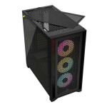 Corsair 4000D RGB Airflow Gaming Midi Tower Κουτί Υπολογιστή με Πλαϊνό Παράθυρο Μαύρο