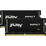 Kingston Fury Impact DDR5 64GB RAM με 2x32GB Modules και Ταχύτητα 5600 για Laptop Κωδικός KF556S40IBK2-64