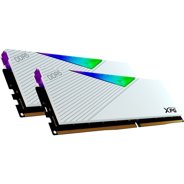 Adata XPG Lancer DDR5 32GB RAM με 2x16GB Modules και Ταχύτητα 6000 για Desktop Κωδικός AX5U6000C3016G-DCLARWH