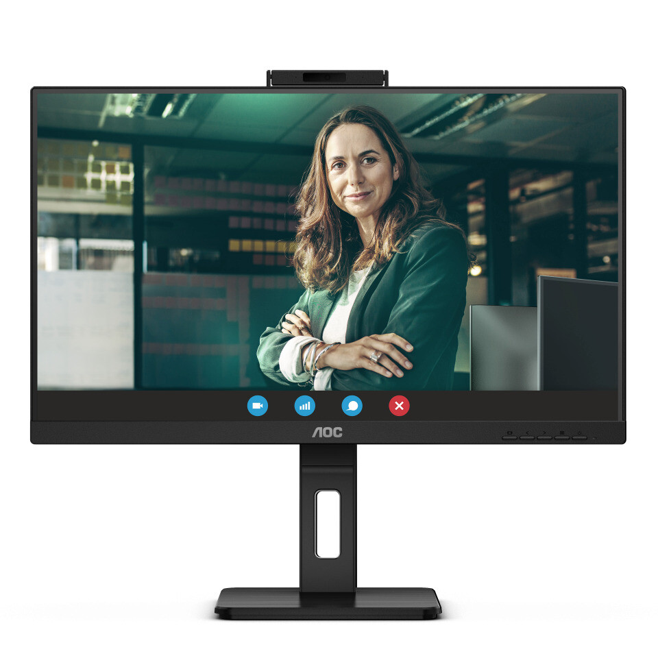 AOC 24P3CW IPS Monitor 23.8 FHD 1920x1080 με Χρόνο Απόκρισης 4ms GTG