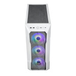 CoolerMaster Masterbox TD500 Mesh V2 Gaming Midi Tower Κουτί Υπολογιστή με Πλαϊνό Παράθυρο και RGB Φωτισμό Λευκό