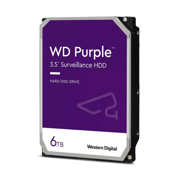 Western Digital Purple 6TB HDD Σκληρός Δίσκος 3.5 SATA III 5400rpm με 256MB Cache για Καταγραφικό WD64PURZ